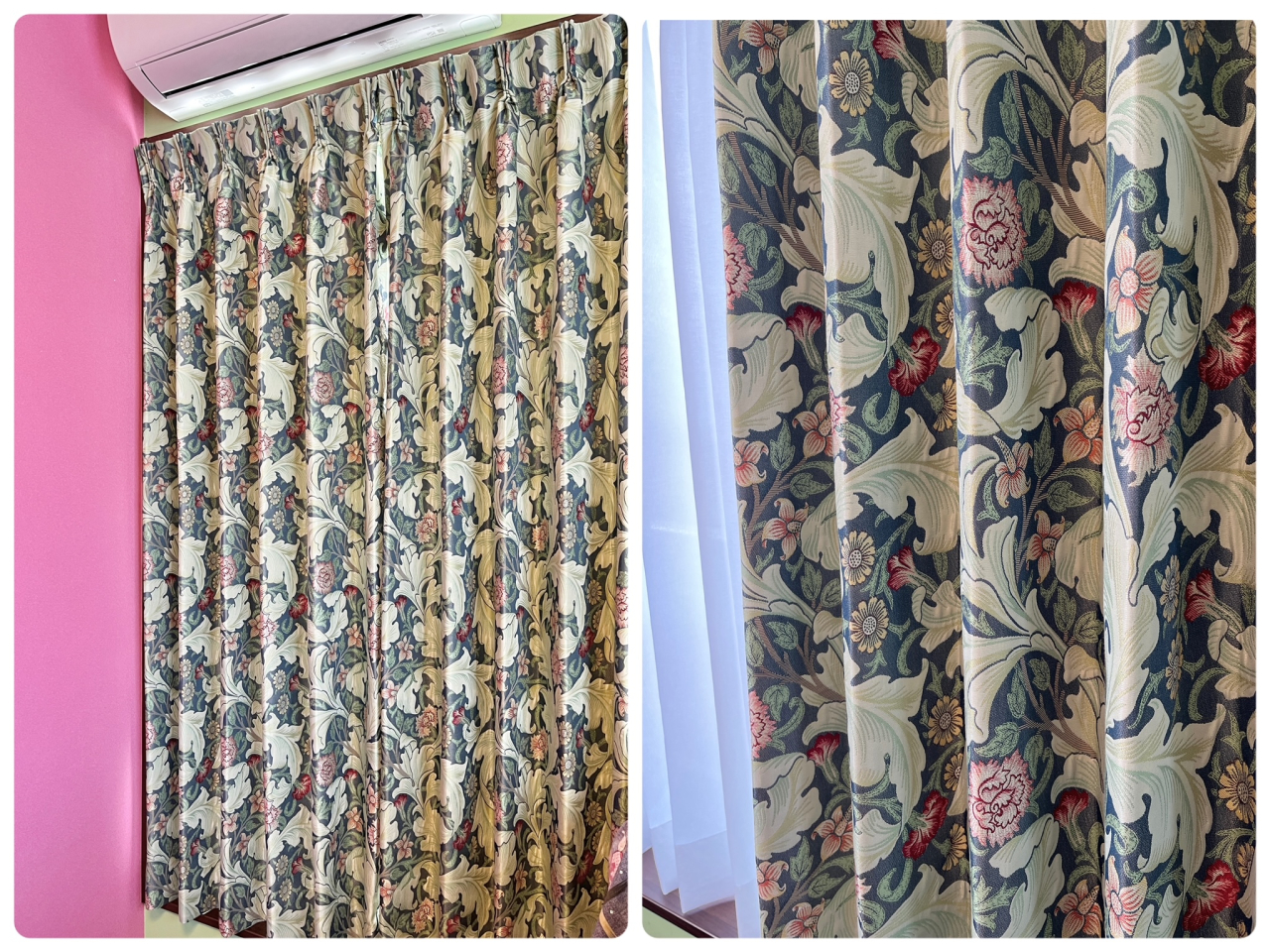 個性的な壁紙に負けない【モリスデザインスタジオ】レスター